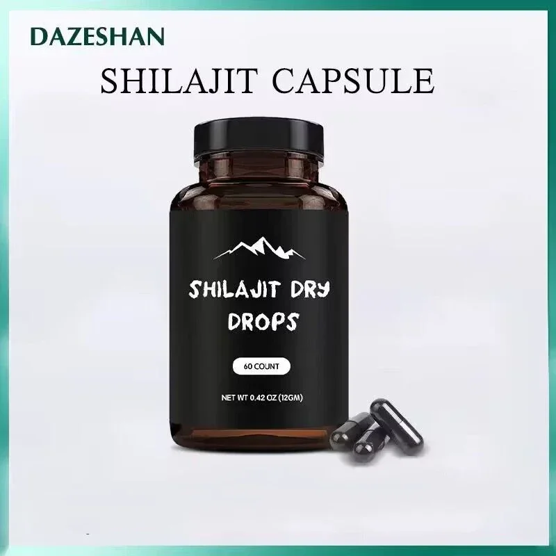 Himalayan Pure Shilajit 120 Caps Naturally Occurring Fulvic Acid