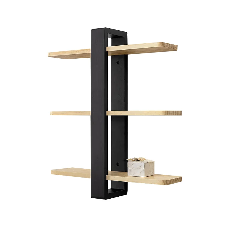 

Custom Floating Furniture Storage Display Rack Floating Shelving Unit Wooden Ledge