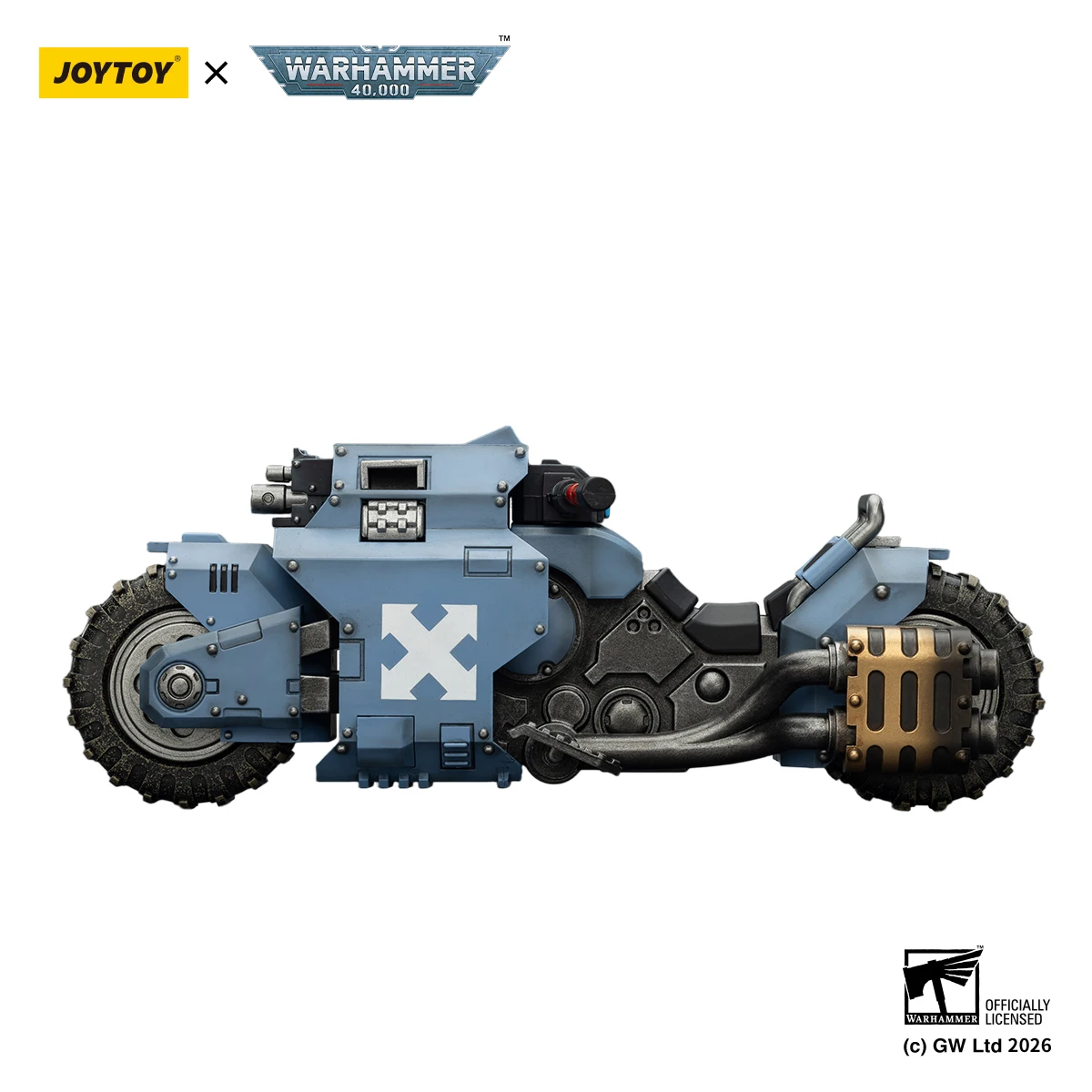 Warhammer 40K Blood Angels & Space Wolves & Raven Guard Raider-pattern Combat Bike Action Figure Collection Motorcycle Toy - view 6