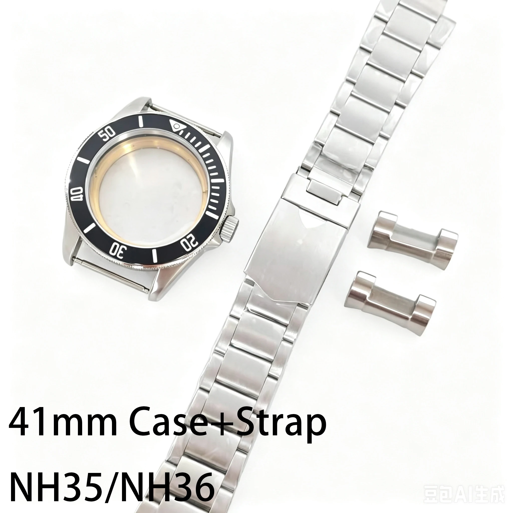 smilelife-41mm-retro-sub-watch-case-with-strap-mineral-glass-fit-305mm-dial-fit-nh35-nh36-movement-watch-accessories