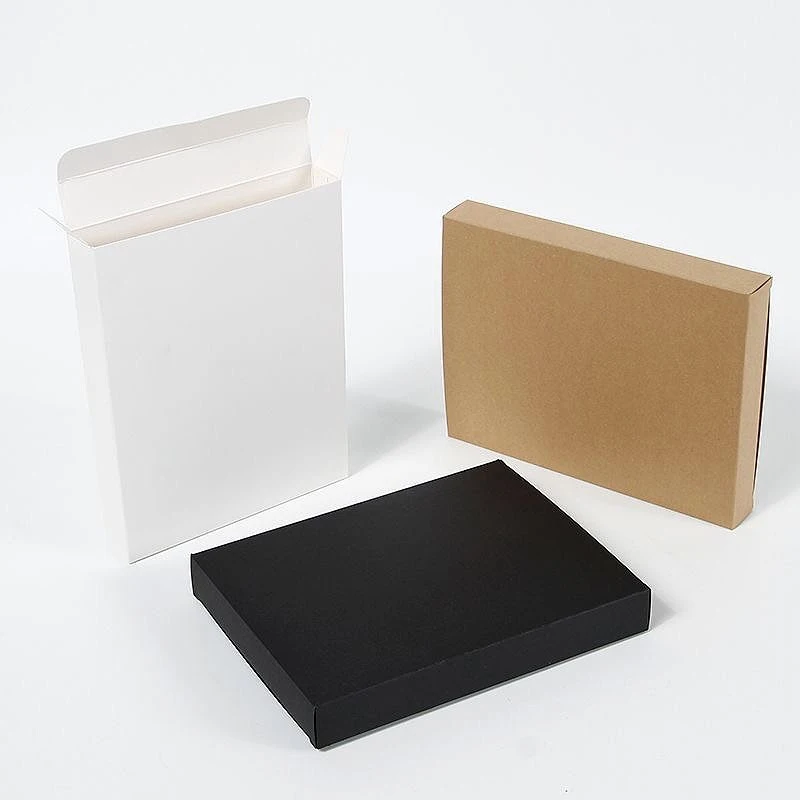 50pcs/lots Envelopes Black 350g Paper Jewelry Ring Photo Storage Packaging Gift Box Sealed Bag Storage Business Document Seed