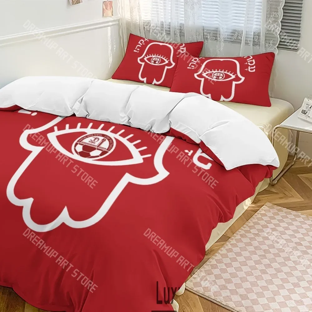 3D Print Hapoel Beer Sheva Bedding Set Twin Queen King Full Size Duvet Cover Pillowcase Bed boys girls Adult Home Textiles view 4