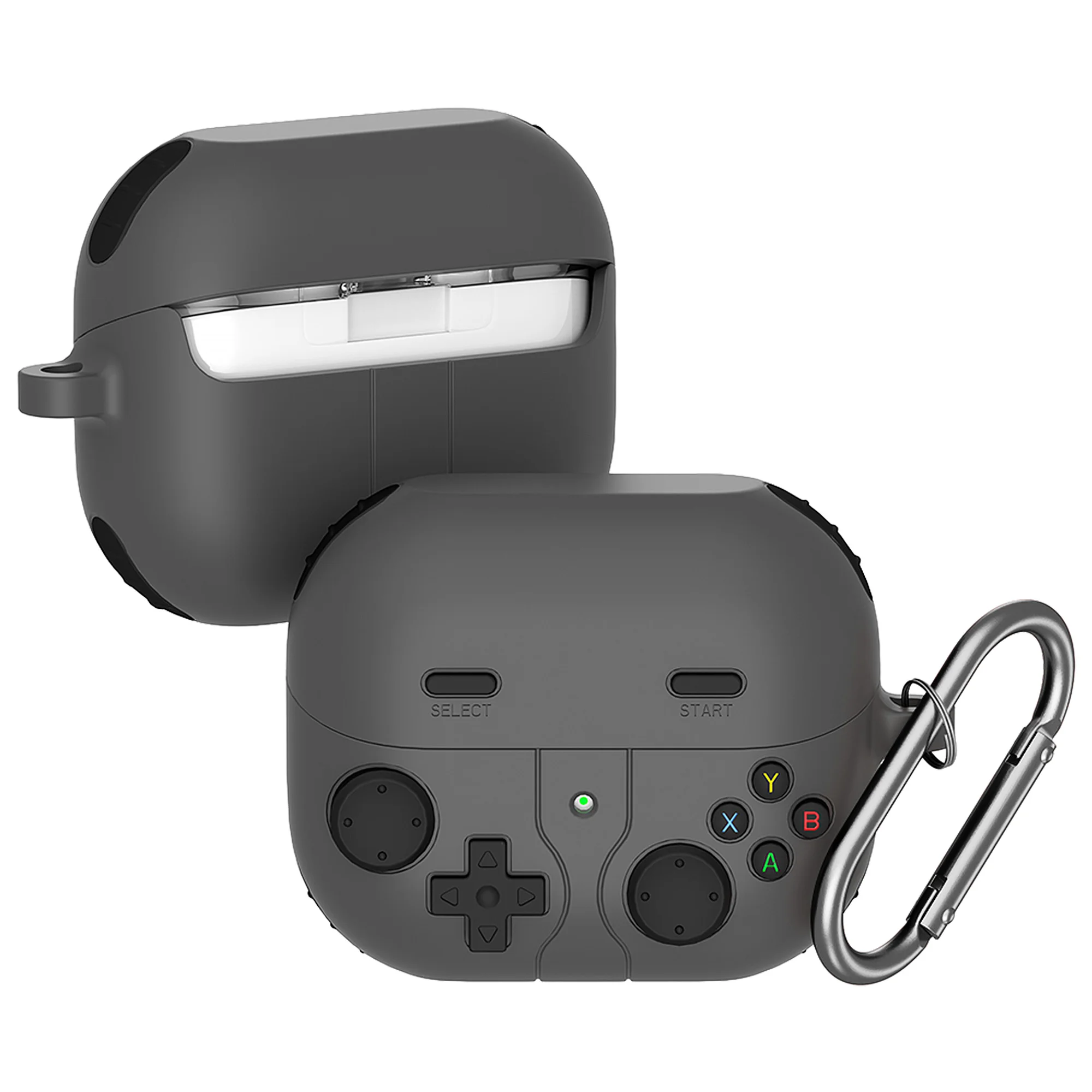 Für Samsung Galaxy Buds 3 Pro/Galaxy Buds 3/Galaxy Buds 3 FE Schutzhülle, Anti-Drop-Schutzhülle mit zwei Haken
