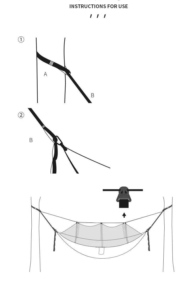 Hamaca colgante con mosquitera para una sola persona, hamaca de viaje portátil para acampar al aire libre, 270x140cm