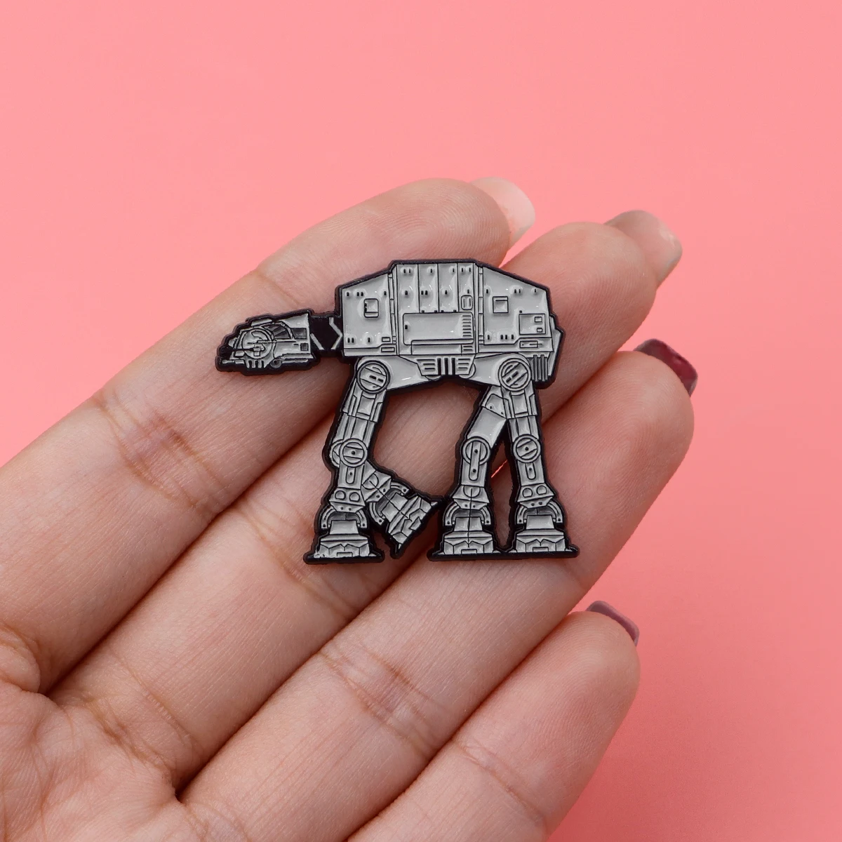 Cool Classic Movie Robot Enamel Pin Lapel Pins for Backpack Men Women Brooch for Clothes Iron Badges on Bags Accessories