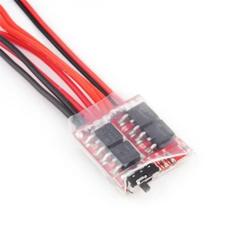 Micro ESC 20A двунаправленный матовый ESC RC электрический регулятор скорости 2S 4 ~ 8 В для мини 1/16 1/18 1/24 RC автомобиля лодка с тормозом