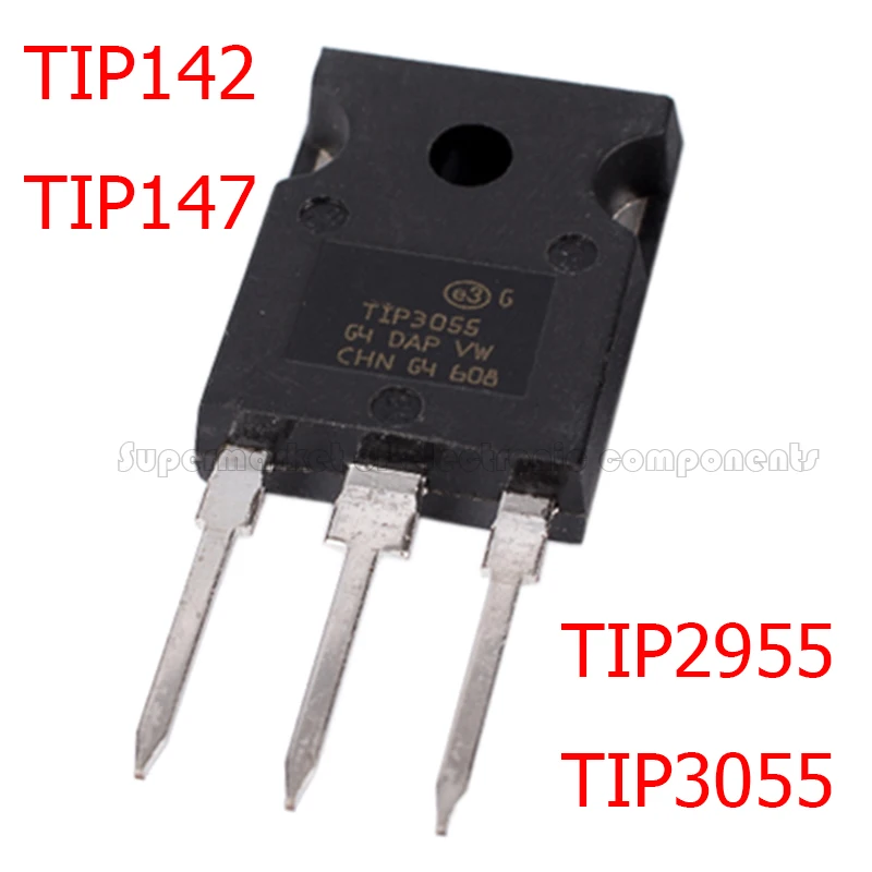 5PCS TIP142 TIP147 TIP2955 TIP3055 TO-247 NPN New and Original IC