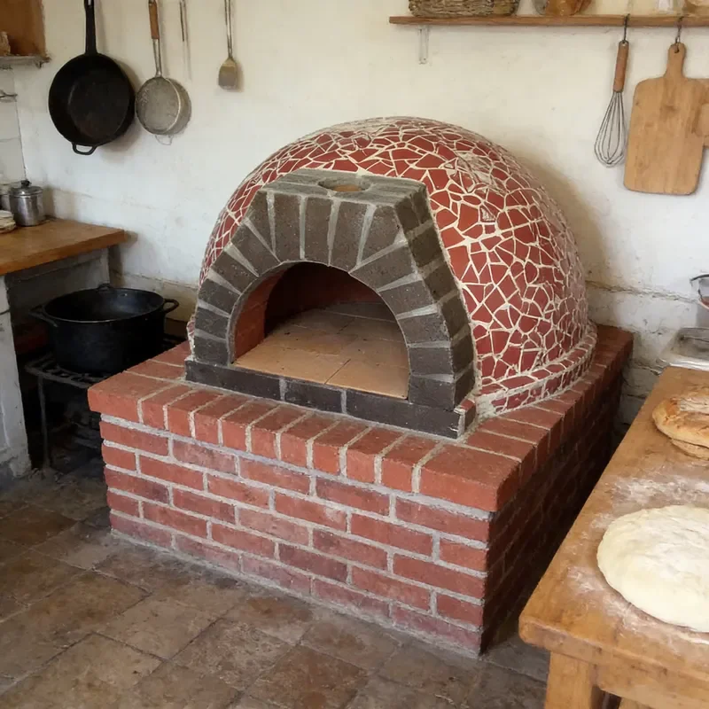 2026 Arabic Bread Pita Modern Rock Wood Burning Pizza Oven Wood Fired Pizza Oven