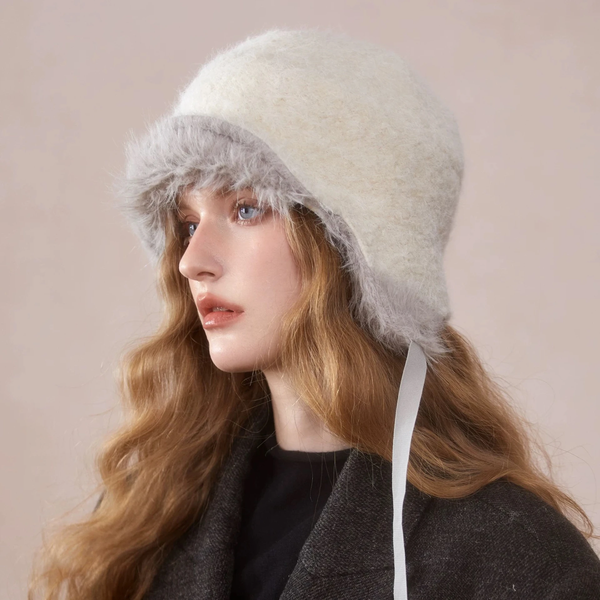 

Зимняя теплая шапка с защитой ушей в корейском стиле, купольная шапка Lei Feng, модная теплая кепка-пилот для женщин и мужчин