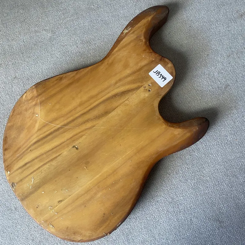 jB549 Uncut Raw Materials Solid Wood ST Electric Guitar Body Unfinished Right Hand DIY And Replace Parts Surface Dirty