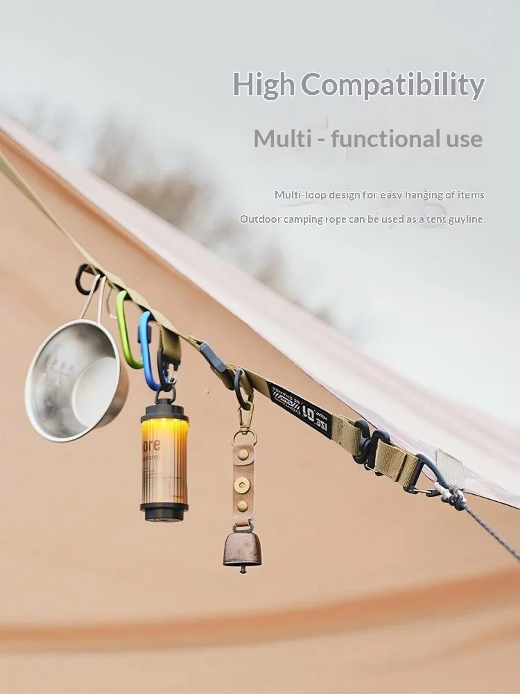 Homefish Schnellverschluss Verstellbarer Umhängetaschengurt Multifunktional mit Aufhängering Outdoor Camping Schulterzubehör – Detail 1