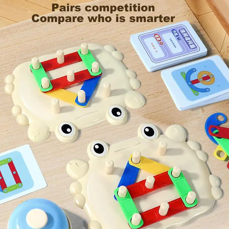 Shape Matching Game Creative Shape Sorting Toys Quick Matching Board Game Innovative Early Development Toys Educational Toys For