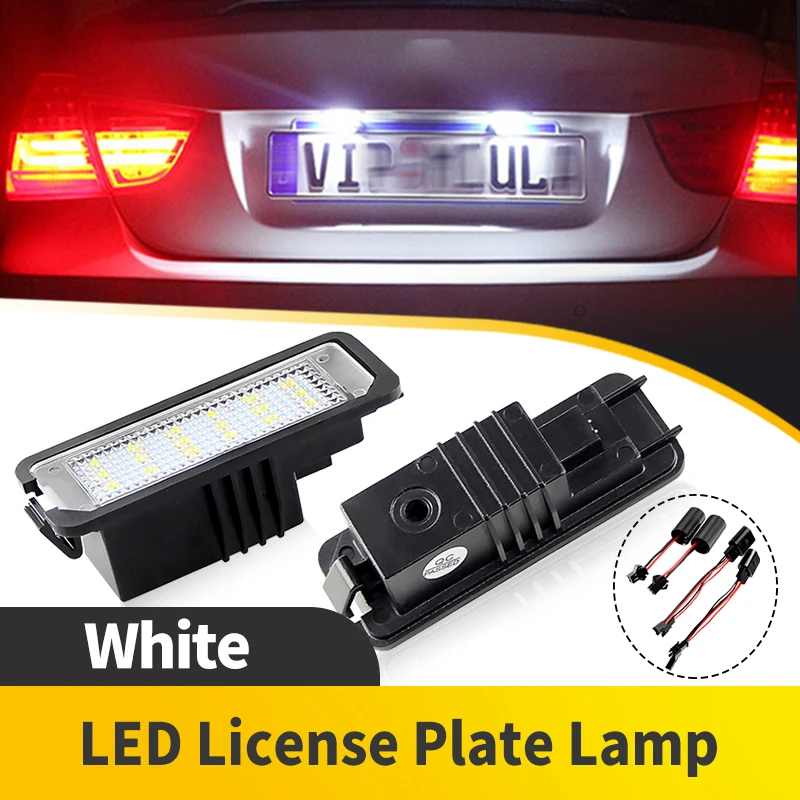 

2PCS OEM LED License Plate Light For Golf 4 MK4 1998-2002 5 MK5 2003-2008 6 MK6 2008-2012 Eos Beetle 2006-2010 Lupo 1999-2006