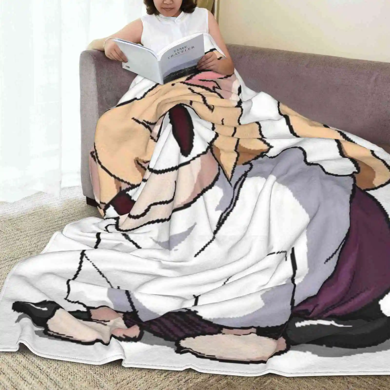 Neco Arc Cat Trend Style Funny Fashion Soft Throw Blanket Neco Arc Neko Arc Cat Fate Tsukihime