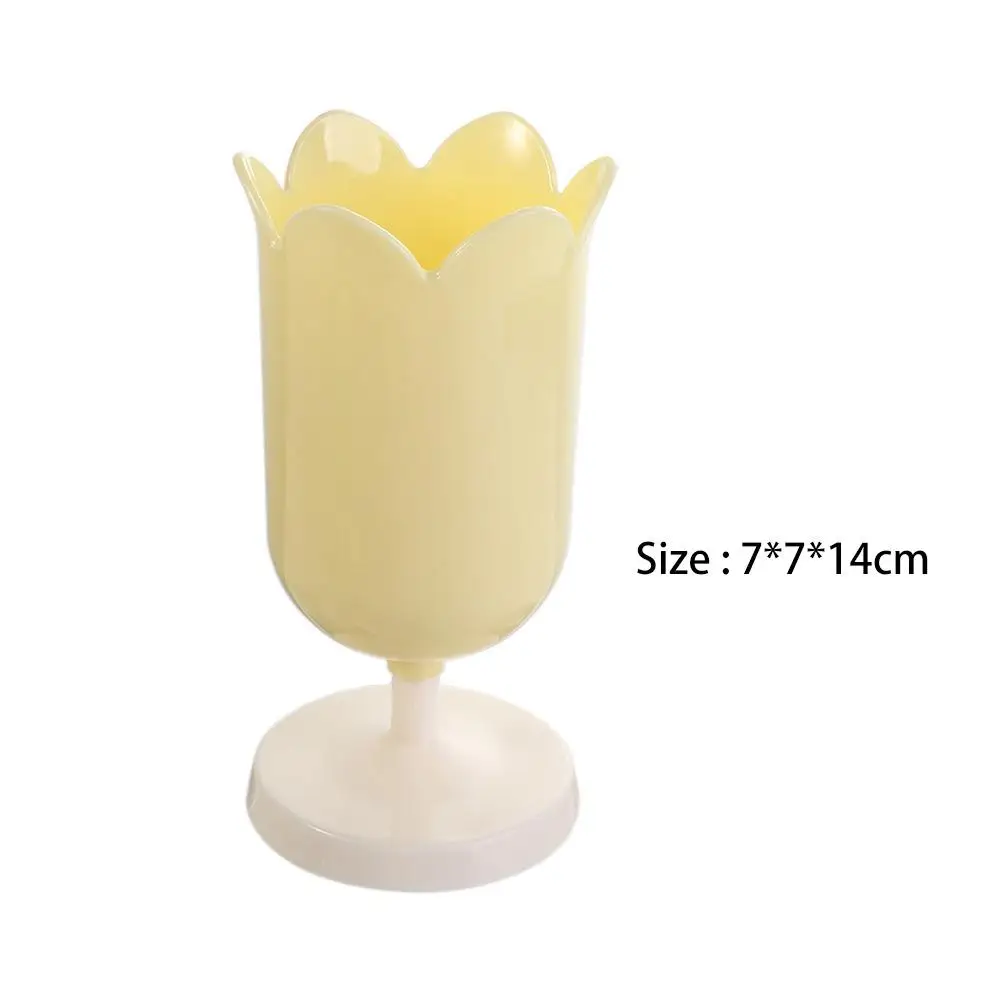 Artykuły Biurowe Kosmetyki Prezenty dla Dziewczyn Stojak na Ołówki Etui Dekoracja na Biurko Tulipan Pojemnik na Długopisy Mini Pudełko na Makijaż Organizer na Artykuły Papiernicze