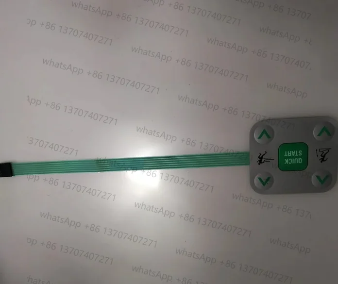 Para cinta de correr Precor 932i, película protectora de botón de interruptor de membrana de cinco botones