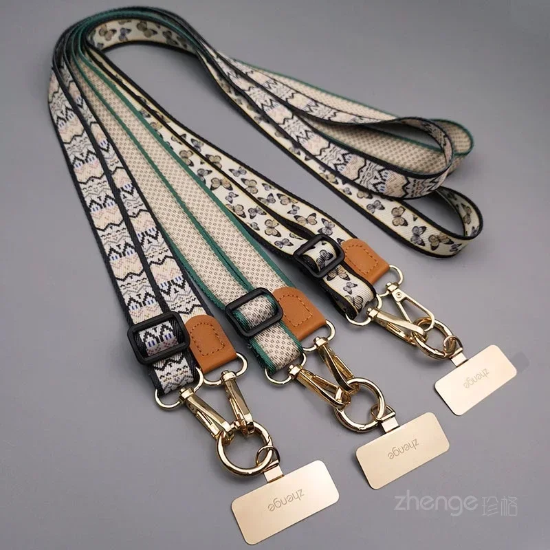 

Upgraded Mobile Phone Strap with Metal Clip, Sturdy and Anti Breakage, Outdoor Travel Crossbody Strap Strap for Women