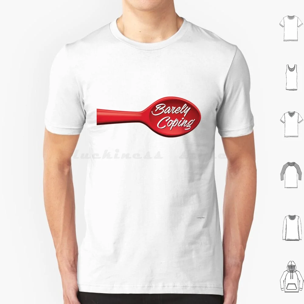 Camiseta con logotipo de Crocker, camiseta de tamaño grande, 100% algodón, parodia de comida, cocina, cuchara roja, divertido, Humour, estrés, aislamiento de Chocolate