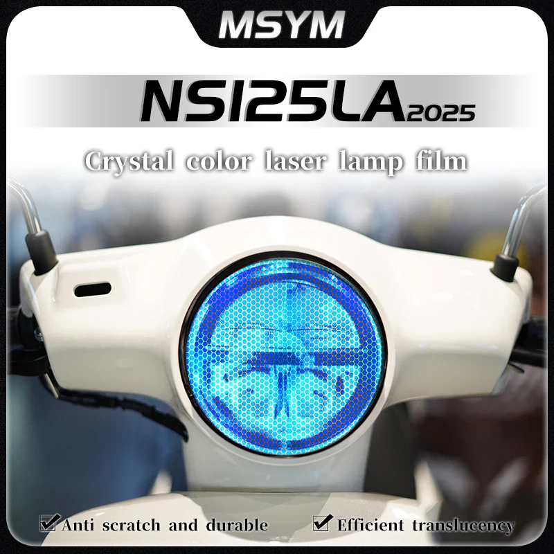 

For Honda NS125LA ns 125la 2025 Headlight protective film honeycomb laser sticker smoked black tail light film accessories