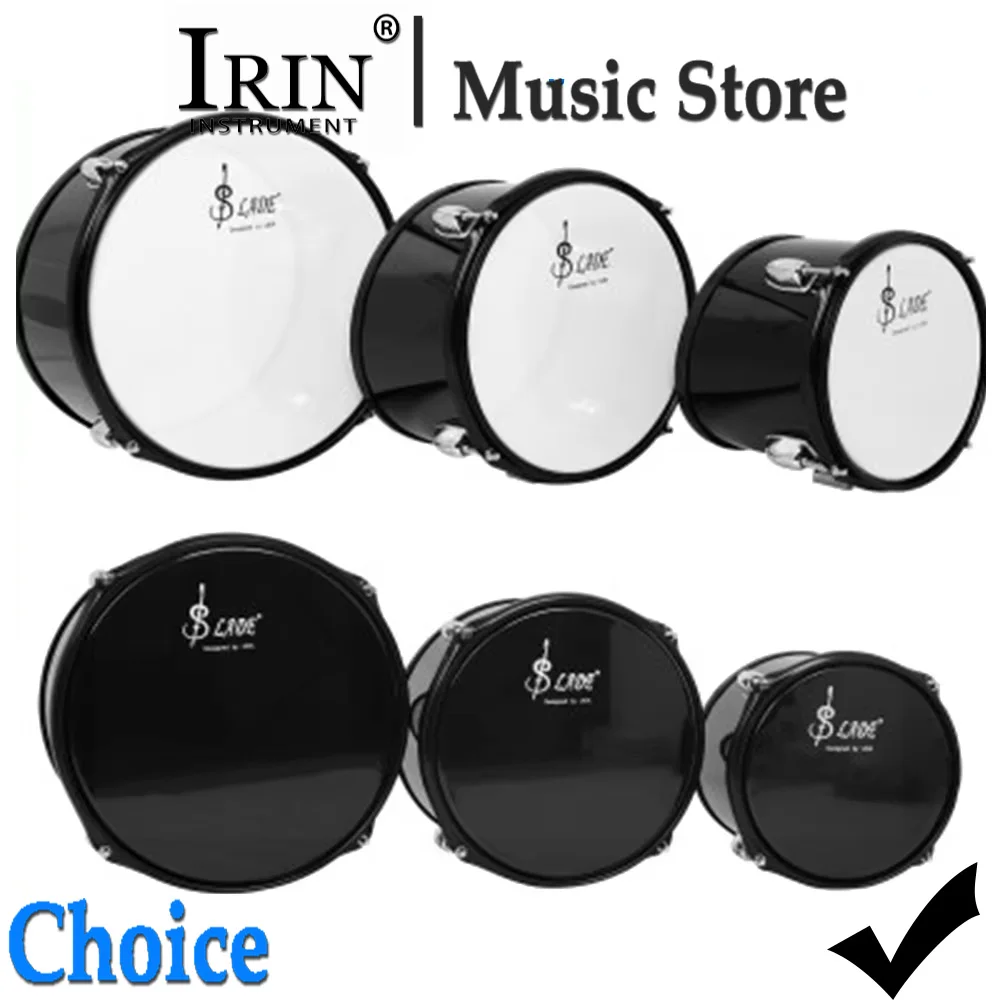 SLADE Marching Drum Set Triptych Drums Band Polyphonic Drum Back-rack Triple Drum Black/White Pro Percussion Instruments