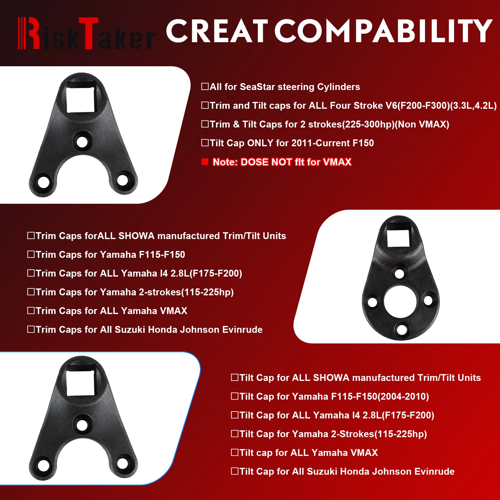 RiskTaker MT0004 MT0006 MT0009 アウトボードトリムチルトピンレンチツールセット ヤマハ・スズキ全シースター油圧エンドキャップ対応