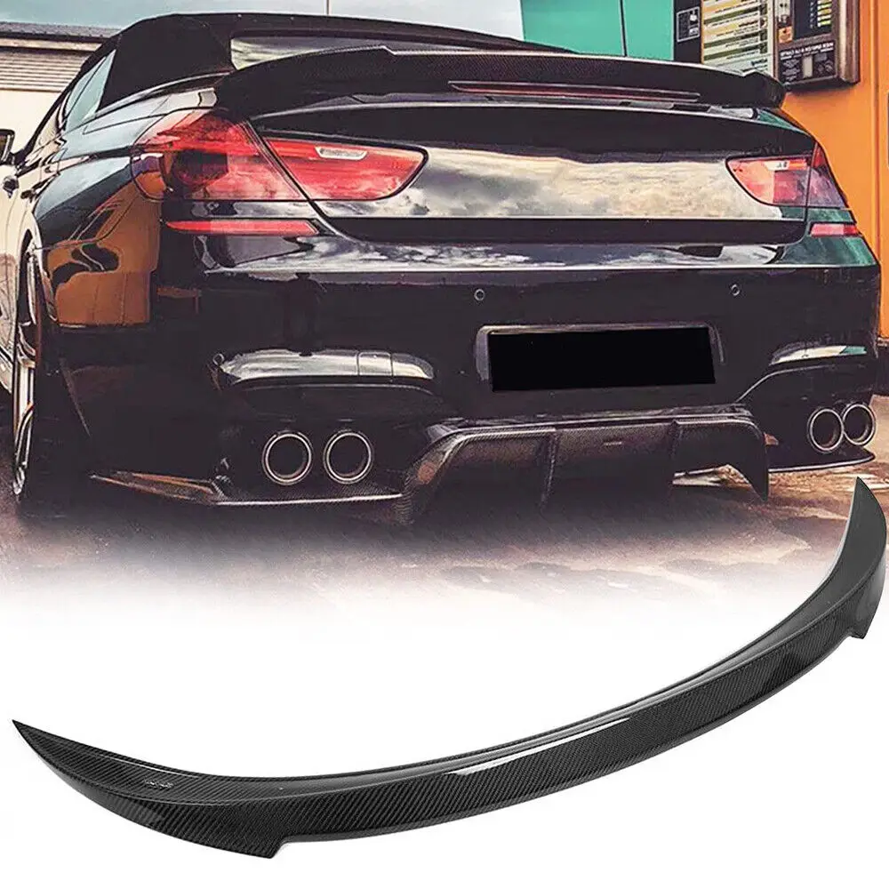 Carbon Fiber/ FRP Car Rear Spoiler Wing for BMW F06 F13 640i 650i M6 Gran Coupe 2012-2016 Car Rear Trunk Racing Spoiler Wing