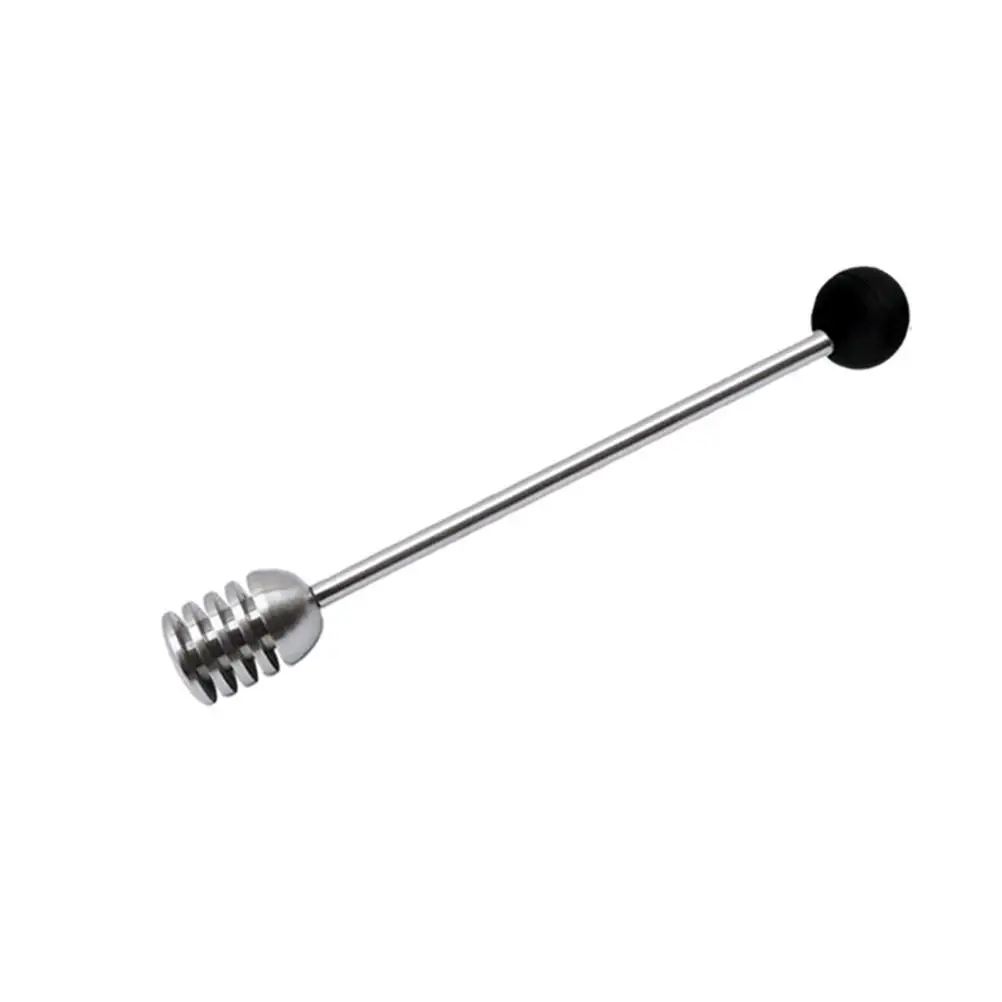 

Jar for Candy Honey Stirring Spoon Creative Stirrer Dessert House Syrup Sticks Black