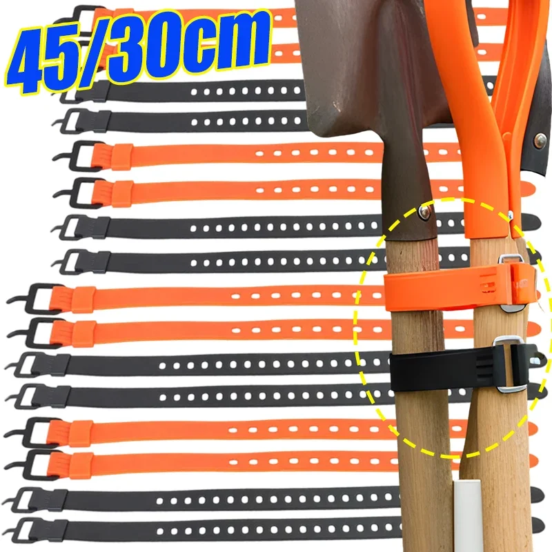 ملزمة حزام قابلة لإعادة الاستخدام الأشرطة قابل للتعديل كابل العلاقات منظمة الأمتعة البضائع في الهواء الطلق والعتاد 30/45 سنتيمتر أدوات السحابة القابلة للتحرير