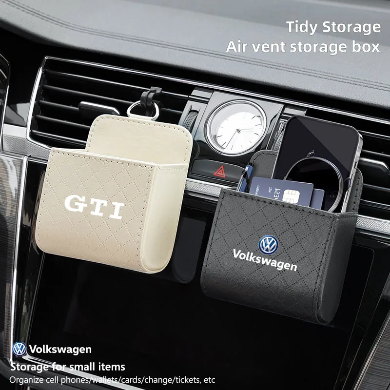 

Ящик для хранения вентиляционных отверстий в салоне автомобиля, органайзер для мелких предметов для VW GTI Rline Golf 6, Polo Passat CC Tiguan Arteon Touareg Taigo Caddy