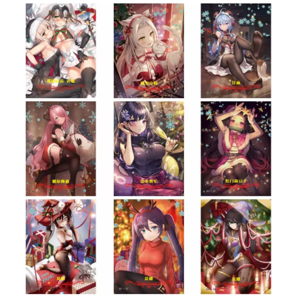 コレクターのセット,プロモーションカード,女神シリーズ,女の子のためのパーティー水着,ビキニの饗宴,10gのセット