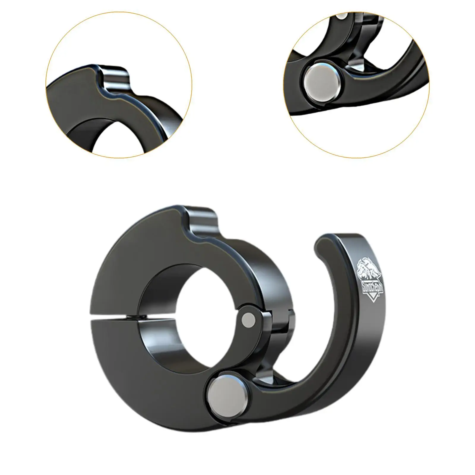 Universal Metal Motorcycle Scooter Helmet Hook Durable Handlebar Bag Holder Hanger Gadget for Riding Storage Solution