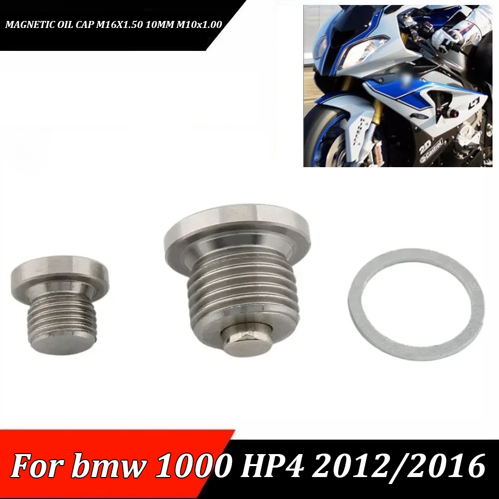 

Motorcycle MAGNETIC OIL CAP M16X1.50 10MM M10x1.00 FOR BMW S1000 HP4 S1000RR C400GT F750GS F850GS F900R F900XR