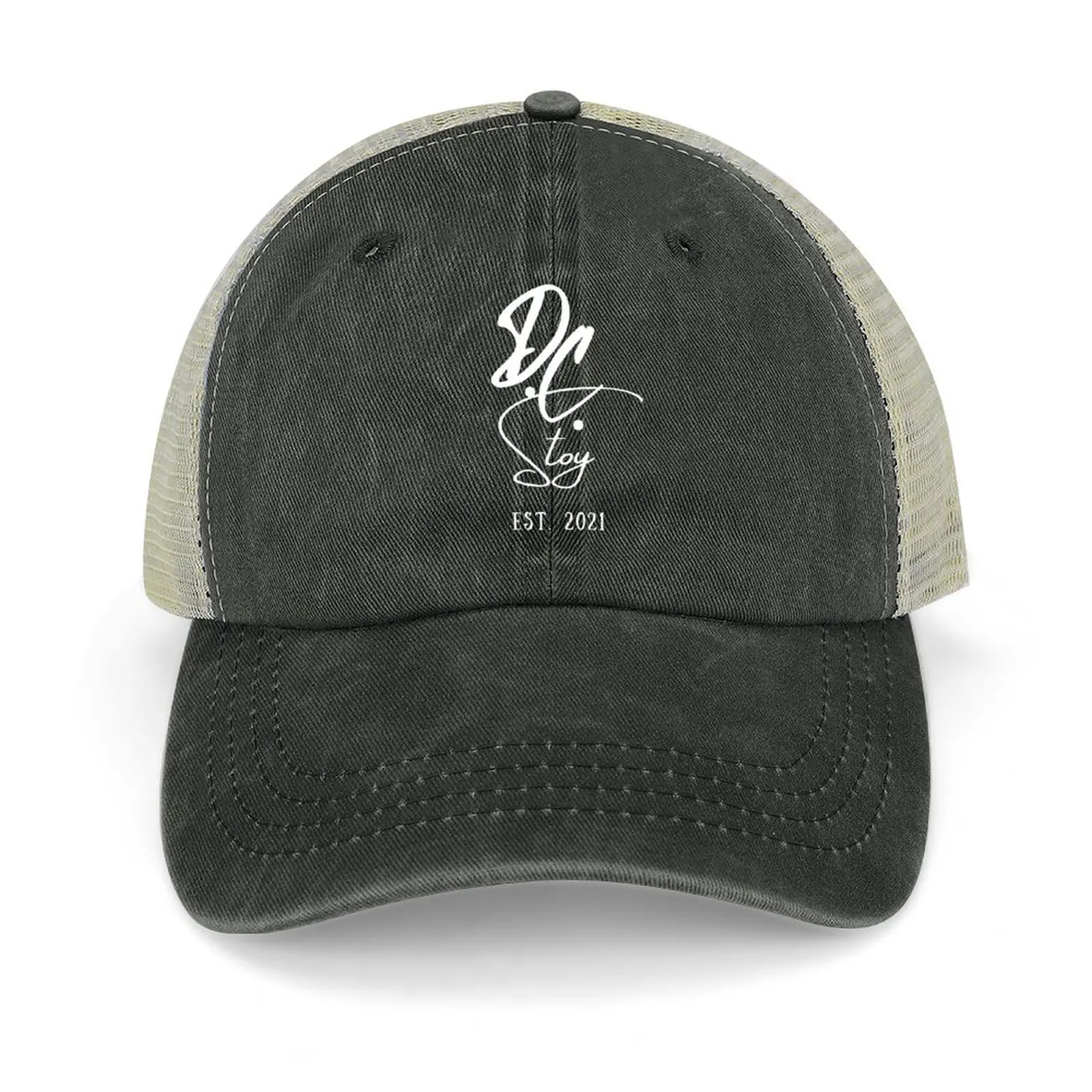 

D.C. Stoy (White Print) Baseball Cap tea Hat hard hat Winter hat Men Caps Women's
