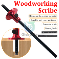 Wheel Marking Gauge Metric/Inch Woodworking European Style Scriber Carpentry Parallel Line Drawing Mortise Wood Scribe Tool