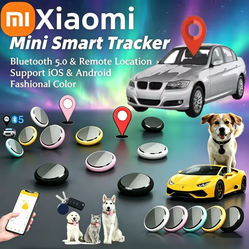 

Xiaomi GPS Tracker Device Smart Anti-Lost Reminder For Pets Bag Wallet Bluetooth Finder Air Tag Tracking Locator For IOS Android