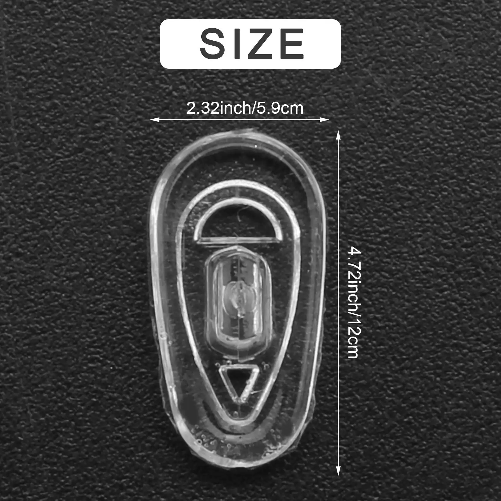 Новейший! 25 пар силиконовых носовых подушечек для очков овальной формы