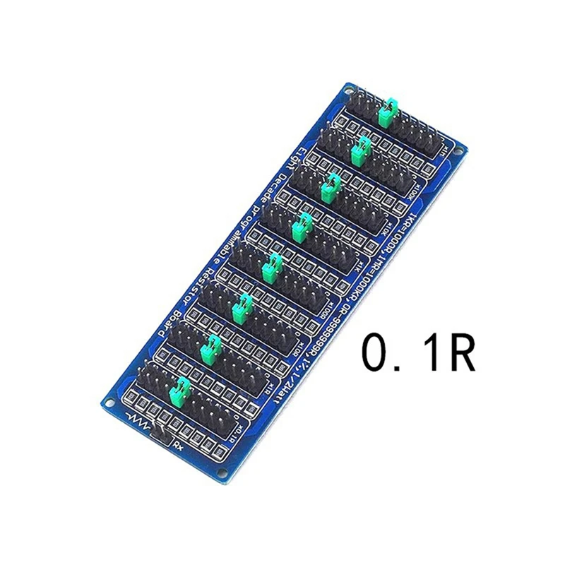 Programmable Eight Decade Resistor Board 0.1-9.9999999MΩ (0-10MS) Step Accuracy 1/2 W SMD Resistance Module 0.1R