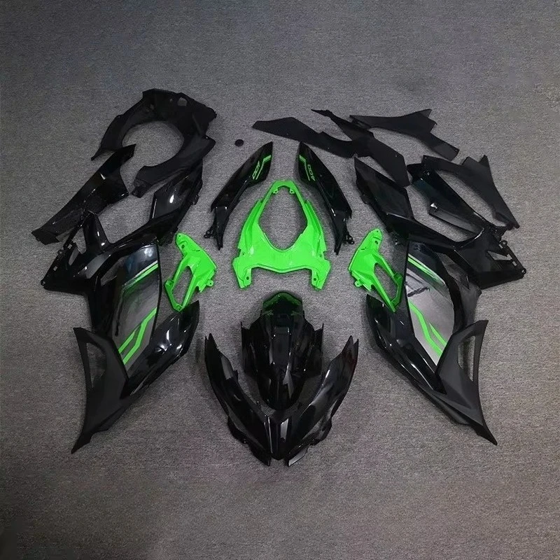 

Motorcycle Bodywork Main Color Green Full Fairing Kit Fit for Kawasaki ninja400 Injection Cowling 2018 2019 2020 2021 2022 2023