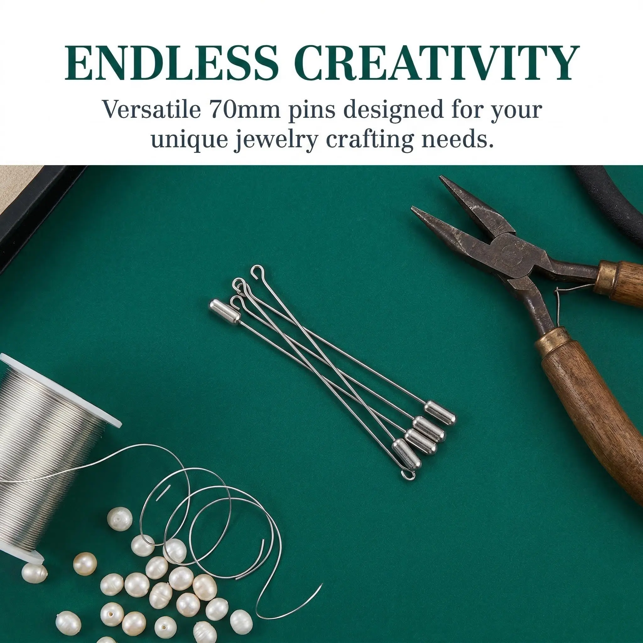 30Pcs Brooch Safety Pins for Crafts Jewelry Making Accessories Metal Brooch Pin Stick Straight Stick Pin for Clothes Women