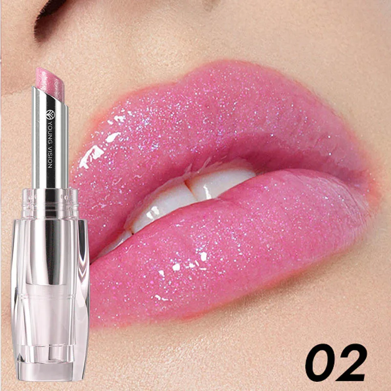 5 colores lápiz labial ligero nutritivo