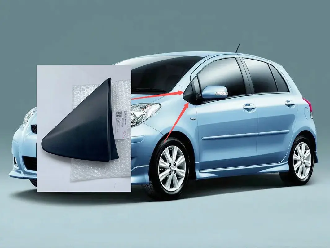 

Applicable to Yaris 2008-2013 Triangle trim panel for exterior rearview mirror Reverse mirror decorative panel