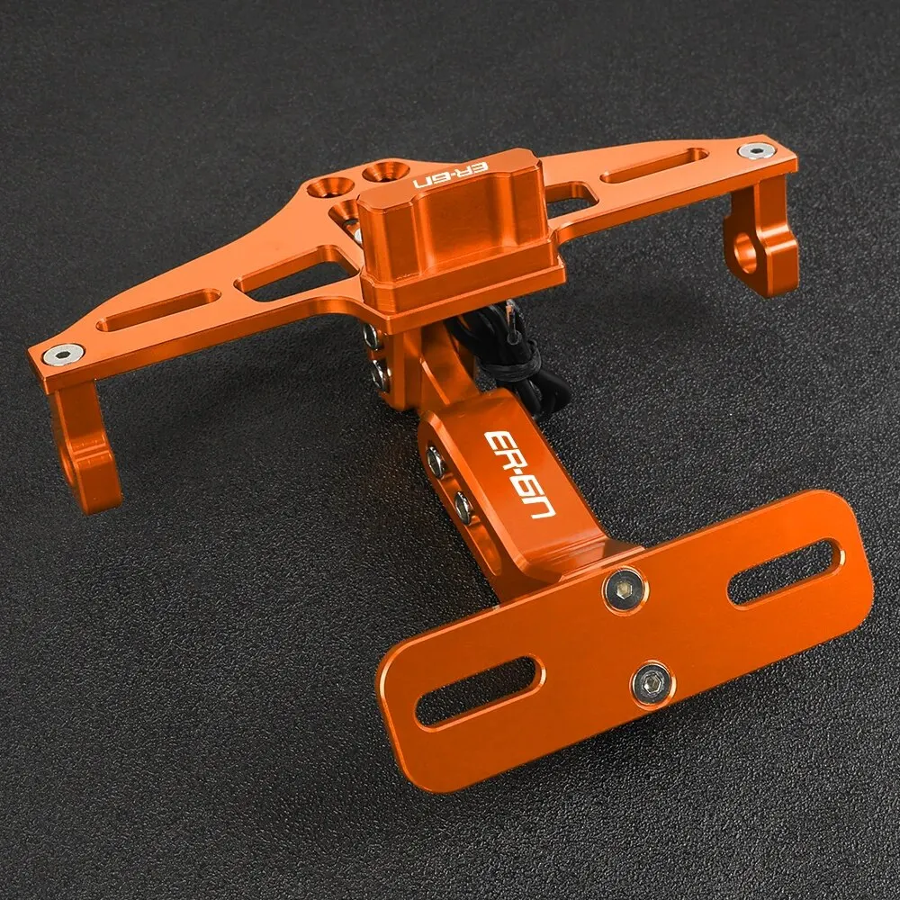 Voor Kawasaki Er6n ER-6N 2006 2007 2008 2009- 2013 2014 2015 2016 2017 Motorfiets Hoek Kentekenplaat Frame Houder Beugel