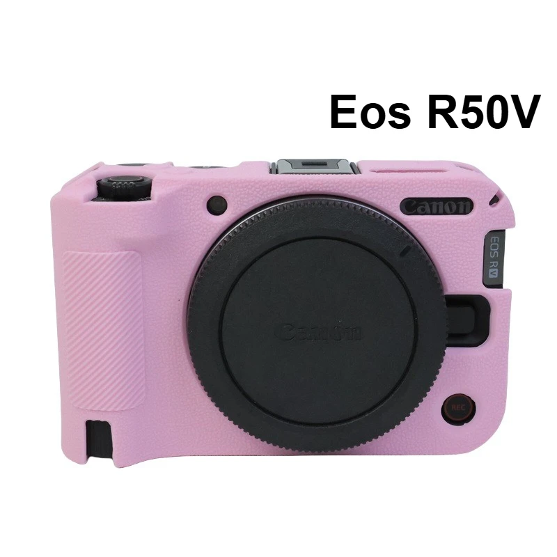 R50V Soft Silicone Armor Skin Case for Canon Eos R50V Camera Bag Silicone Protective Cover Mirrorless Soft Rubber Shell