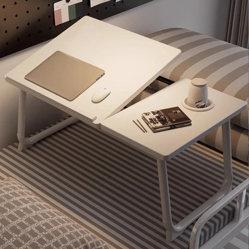 

Gaming Bed Minimalist Office L-Shaped Corner Computer Portable Modern Ergonomic Laptop Desk Lap Adjustable Standing Folding