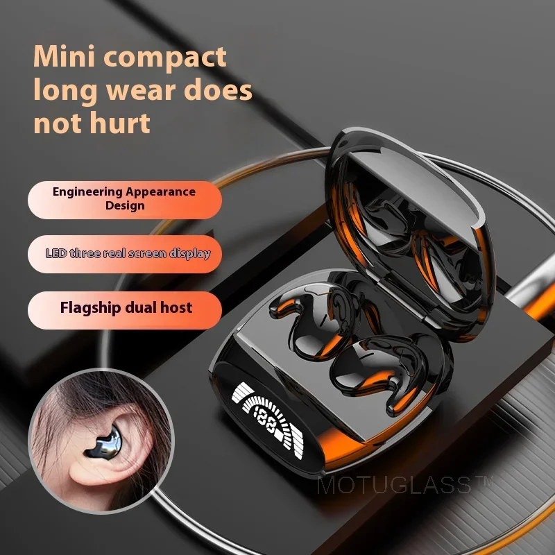 

Stereo Bluetooth Earbuds Sleep Comfort Wearable Wireless Headphones New Private Model Long Battery Life for Sports and Travel