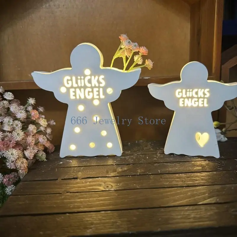 F2TD Creative Angelic Light Sturdy Silicone Mold Set for Customizable LED Lamps