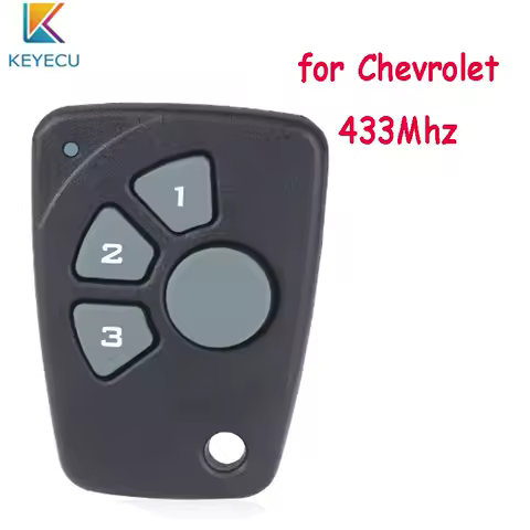 KEYECU Smart Remote Car Key Fob for Chevrolet Cruze Spark Onix Silverado Volt Camaro Aveo Sonic 433Mhz 4Buttons