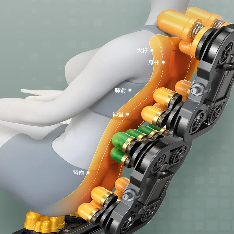 Cadeira elétrica Zero gravidade completa massagem corporal, escritório 3D mini cadeira japonesa, corpo barato do pé, luxo, atacado, expedição, Mk