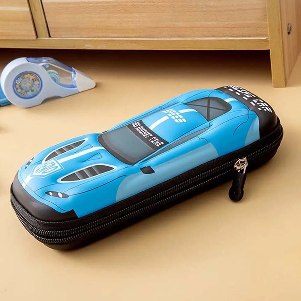 EVA Car Pencil Case Pressure-resistant Drop-proof Storage Pen Pocket Cartoon Multi-functional 3D Pen Organizer Boys