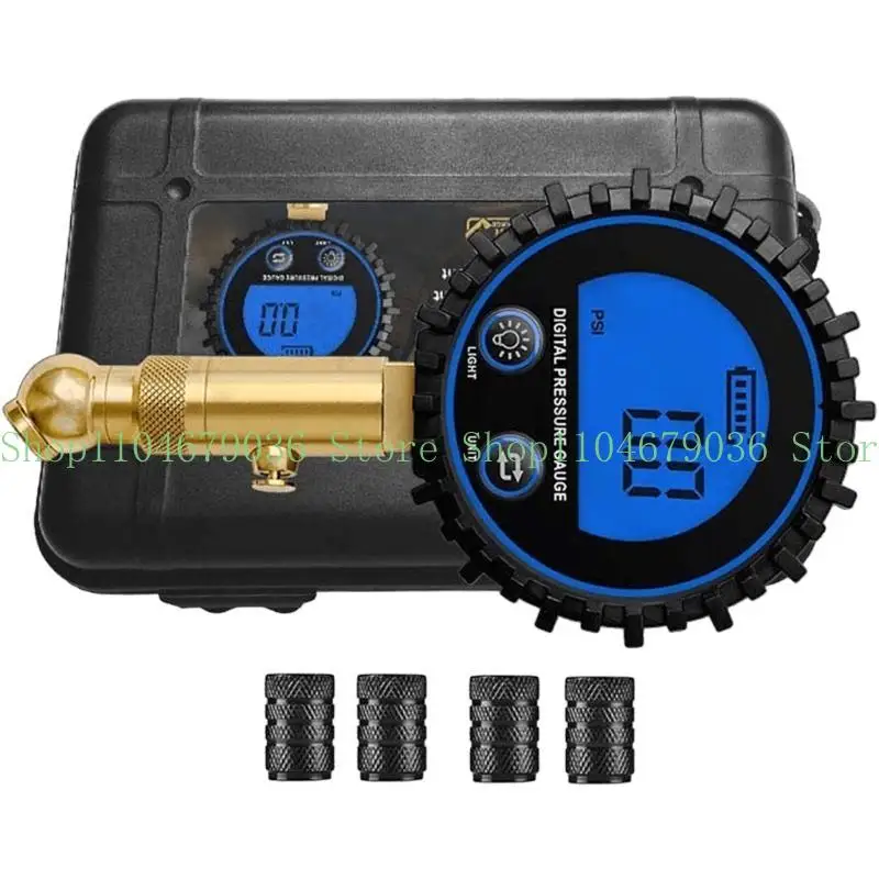 652F Advanced Digital Tire Pressure Gauge Instrument Measuring Tool With Easy To Read Display for Everyday & Adventure Use